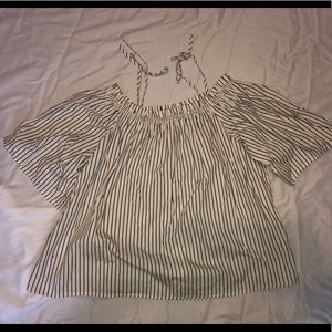 Off the shoulder blouse